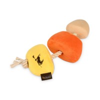 P.L.A.Y. Canine Corn Dog Toy, Orange ,11″L x 4.25″W
