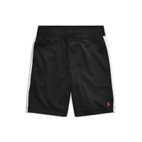 Polo Ralph Lauren Boys’ Mesh Athletic Shorts – Little Kid, Black, 3T SLIM
