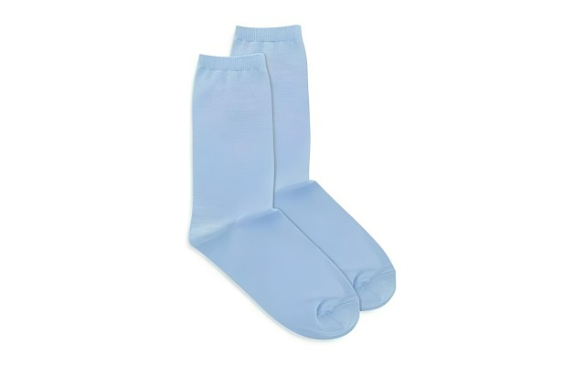  Drop Needle Crew Socks, Blue