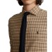  Men’s Classic-Fit Twill Shirts, Tan, X-Small