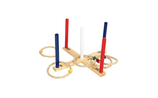  Wooden Ring Toss, Multi