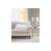  Corded Plush Decorative Pillow, 14 x 30″,Ivory,