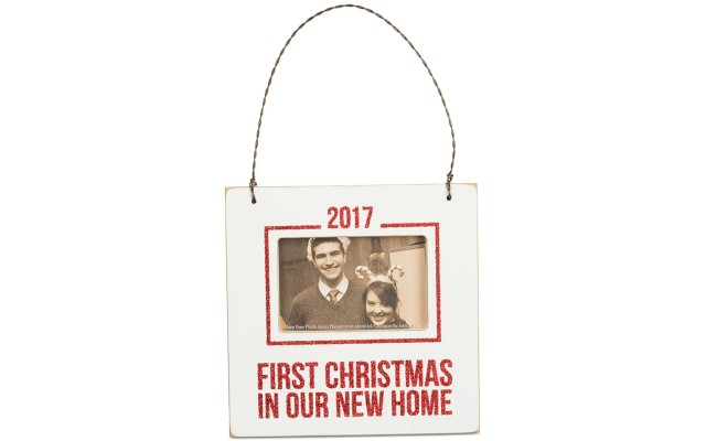  2017 First Christmas In Our New Home Mini Hanging Frame