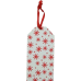  Red / White Merry Christmas to All Holiday Bottle Tag
