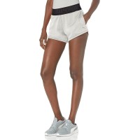 Puma Women’s Train 3″ Shorts, Light Gray Heather, X-Large