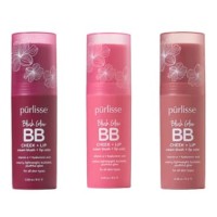 Purlisse Blush Stick, 2-in-1 Cheek Lip Tint Stick – 100% Natural, Vegan – Buildable Lightweight Shimmer Cream Blush, Hydrating Formula for All Day Wear 3-Pack (Nude Sugar, Berry Bliss, Pink Crush)