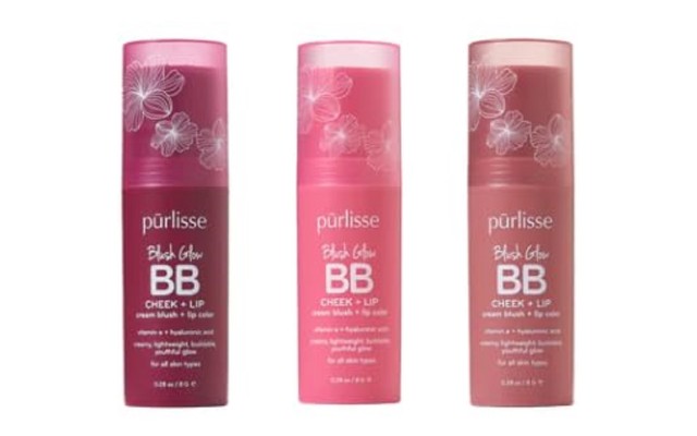  Blush Stick, 2-in-1 Cheek Lip Tint Stick – 100% Natural, Vegan – Buildable Lightweight Shimmer Cream Blush, Hydrating Formula for All Day Wear 3-Pack (Nude Sugar, Berry Bliss, Pink Crush)