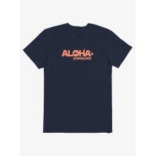 Quiksilver Mens HI Standard Issue T-Shirt, Navy, M