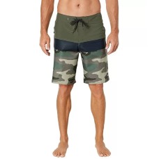 Quiksilver Mens Surfsilk Panel Boardshorts, Green, 29