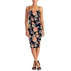 Rachel Rachel Roy Women’s Floral Sheath Dress, Navy, Medium