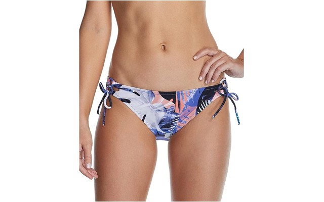  Womens Juniors Road to Hana Hipster Swim Bottom, Separates Blue, X-Large