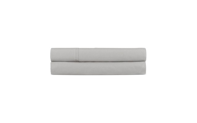  464 Percale Flat Sheets, Gray Flannel, KING FLAT