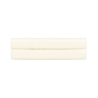 Ralph Lauren 464 Percale Flat Sheets, Ivory, Twin Flat