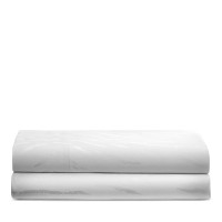Ralph Lauren Home Olivia Collection Miranda Queen Flat Sheet, White