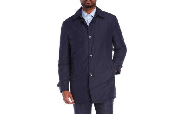  Lerner Coat (42 Short,Navy)