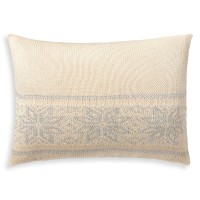 Ralph Lauren Mariel Decorative Pillow, 15 X 20, Beige/Silver