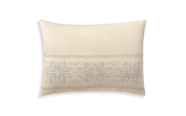  Mariel Decorative Pillow, 15 X 20, Beige/Silver
