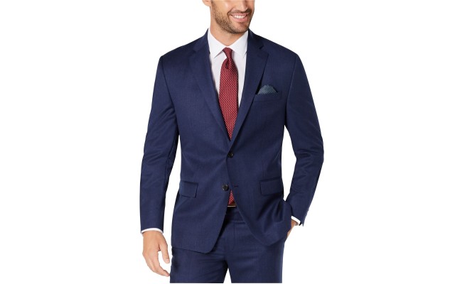  Men’s Classic-Fit Sport Coat, Navy, 44R