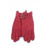 Ralph Lauren Modern Hand Crafted Gloves (Red, S)