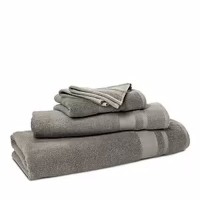 Ralph Lauren Wilton Washcloths, Gray, 12