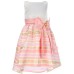  Big Girls Jacquard Hi Low Dress, SIZE 14