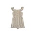  Big Girls Stripe Smocked Romper, SIZE 10