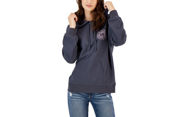  Juniors’ Celestial Tarot Card Printed Hoodie, Turbulence, Small