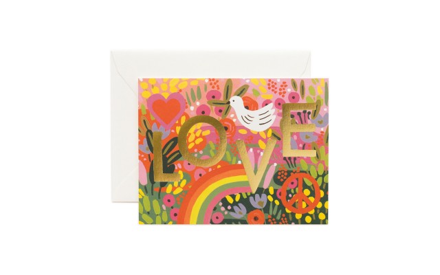 . Love Greeting Card, Multi, 5.75″ x 4.63″