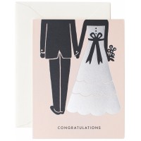 Rifle Paper Co. Wedding Congratulations Card, 5.75″ x 4.63″, Multi