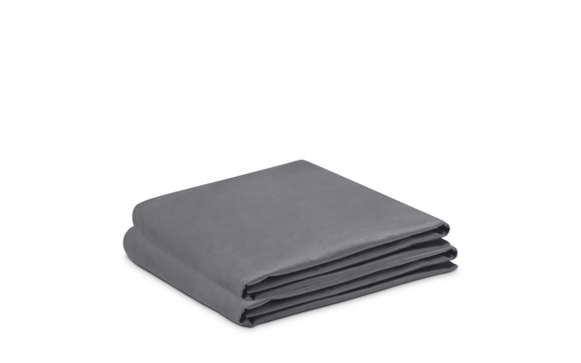 Riley Sateen Fitted Sheet, Slate, Twin