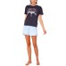  Juniors’ Bells Cotton Graphic-Print T-Shirt, Washed Black/L