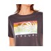  Juniors’ Sun Seeker Cotton Cropped Graphic T-Shirt, Black/L