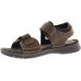  Mens Darwyn Quarter Strap Platform Slide Sandal, Brown, 11.5M