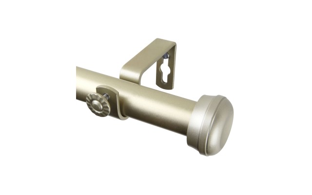  1″ Rosen Curtain Rod, 28-48, Light Gold