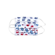 Roller Rabbit Moby Face Masks, Set of 2, 3.5″H x 7″L