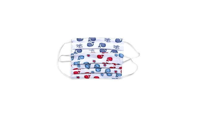  Moby Face Masks, Set of 2, 3.5″H x 7″L
