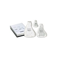 Rosanna Love You More Three nesting trays, 7×5 5.75×4.5 3×2.5, Multi