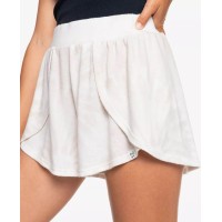 Roxy Juniors’ Current Mood Shorts, Tapioca Spiral Tie Dye, Small