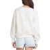  Junior’s Go For It Tie-Dye Sweatshirt, Beige, Large