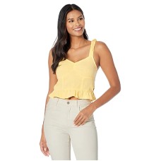 Roxy Womens Beyond Me Cotton Crop Tank, Sundress, Large