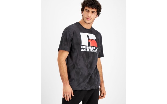  Men’s Victory Tie-Dyed T-Shirt (Black Tie Dye, Small)