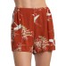  Juniors’ Daze Printed Shorts, Sandlewood, Large