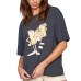  Juniors’ Mascot Cotton T-Shirt,  Black, Small