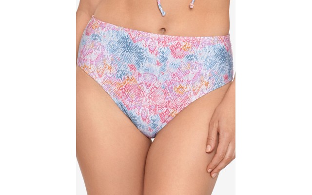  Juniors’ Electric Snake High-Waist Bottoms, Multi, Small