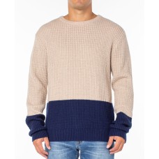 Sanctuary Mens Colorblock Thermal Knit Sweater