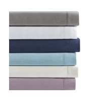 Sander Home Fashion 3 Piece Solid Microfiber Sheet Set Bedding, Navy, Twin XL