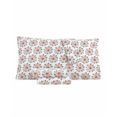 Sanders Home Fashion 3 Piece Full Size Printed Microfiber Sheet Set Bedding, Beige