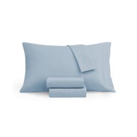 Sanders Lavendar Infused Cotton Sheet Set, Sky Blue, King