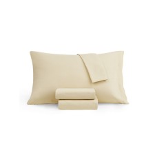 Sanders Microfiber 4 Pc. Sheet Set, Full, Wheat