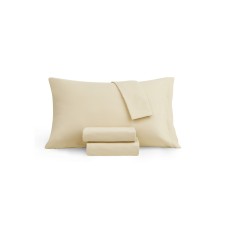 Sanders Microfiber 4 Pc. Sheet Set, Queen, Wheat